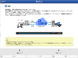 eラーニング講座「全社で守る営業秘密」の受講画面イメージ